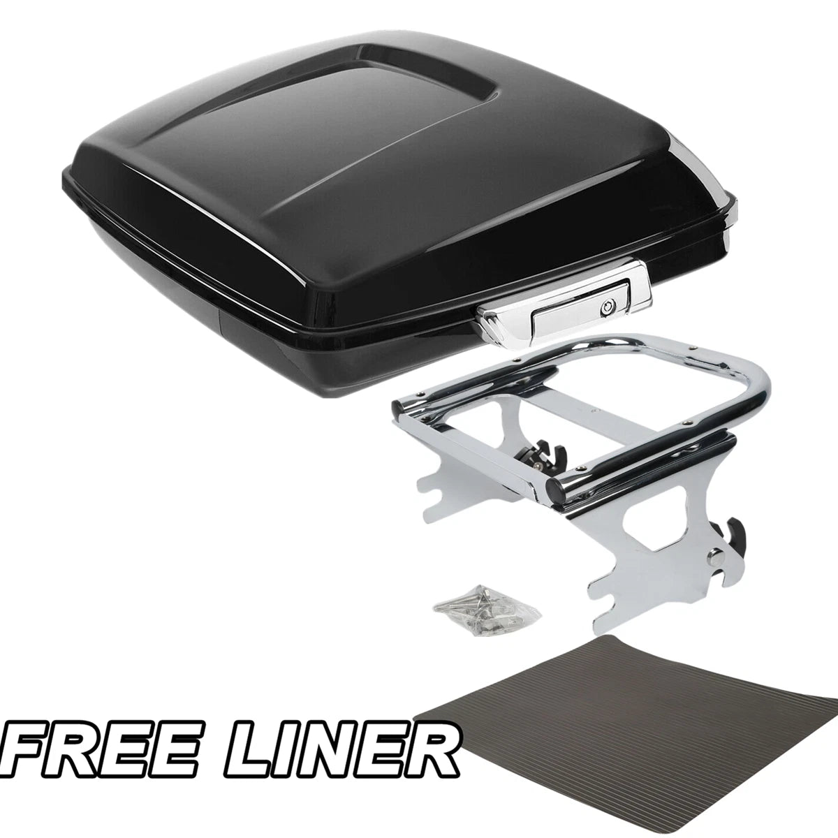 Razor Trunk Two Up Mount Rack Fit For Harley Touring Street Road Glide 97-08 99