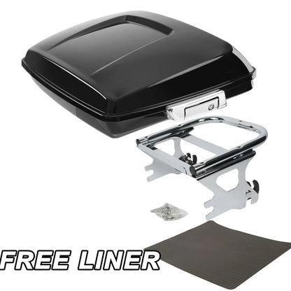 Razor Trunk Two Up Mount Rack Fit For Harley Touring Street Road Glide 97-08 99