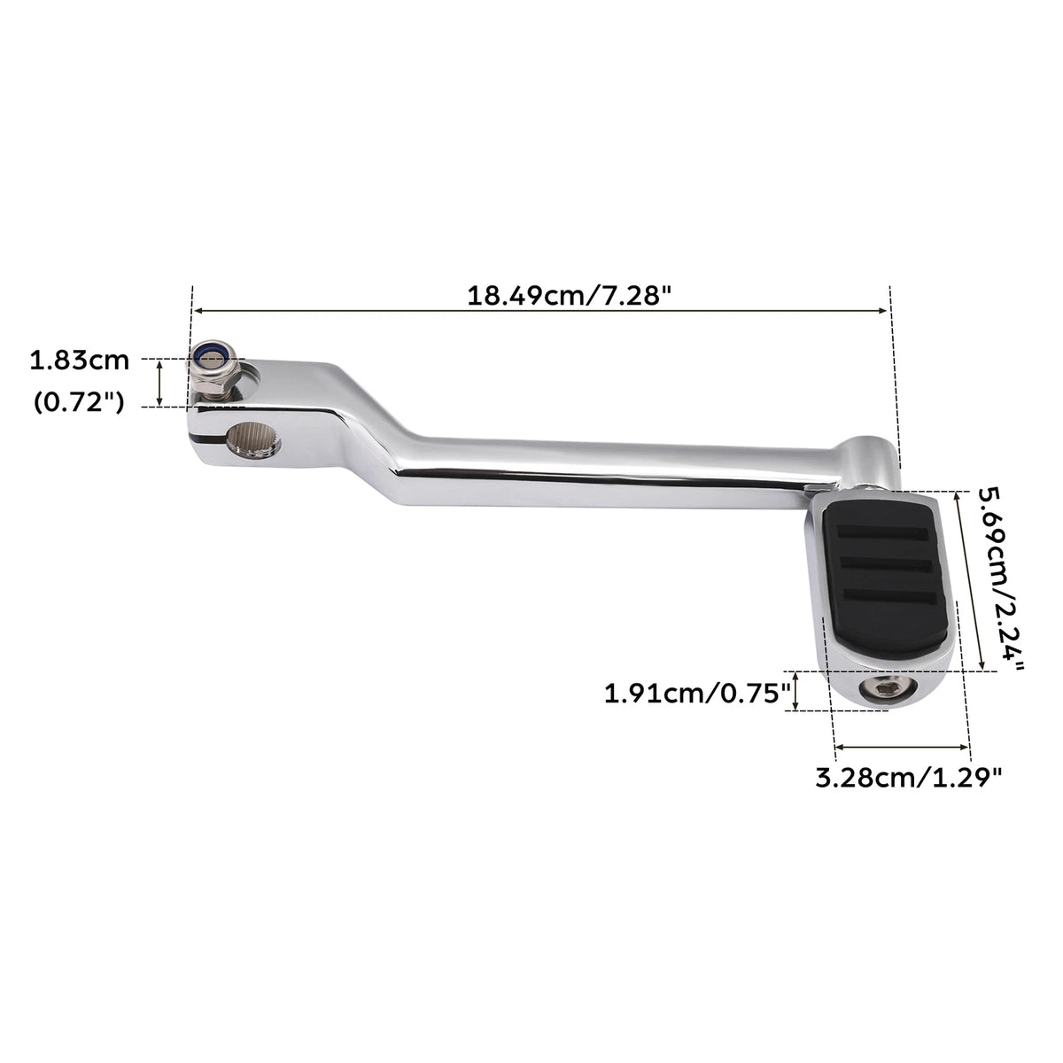 Chrome Heel Shift Lever Shifter Pegs Fit For Harley Touring Road King 1988-Up US