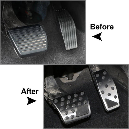 Steel Car Brake Gas Pedals Cover For Jeep Renegade Compass For Fiat 500X