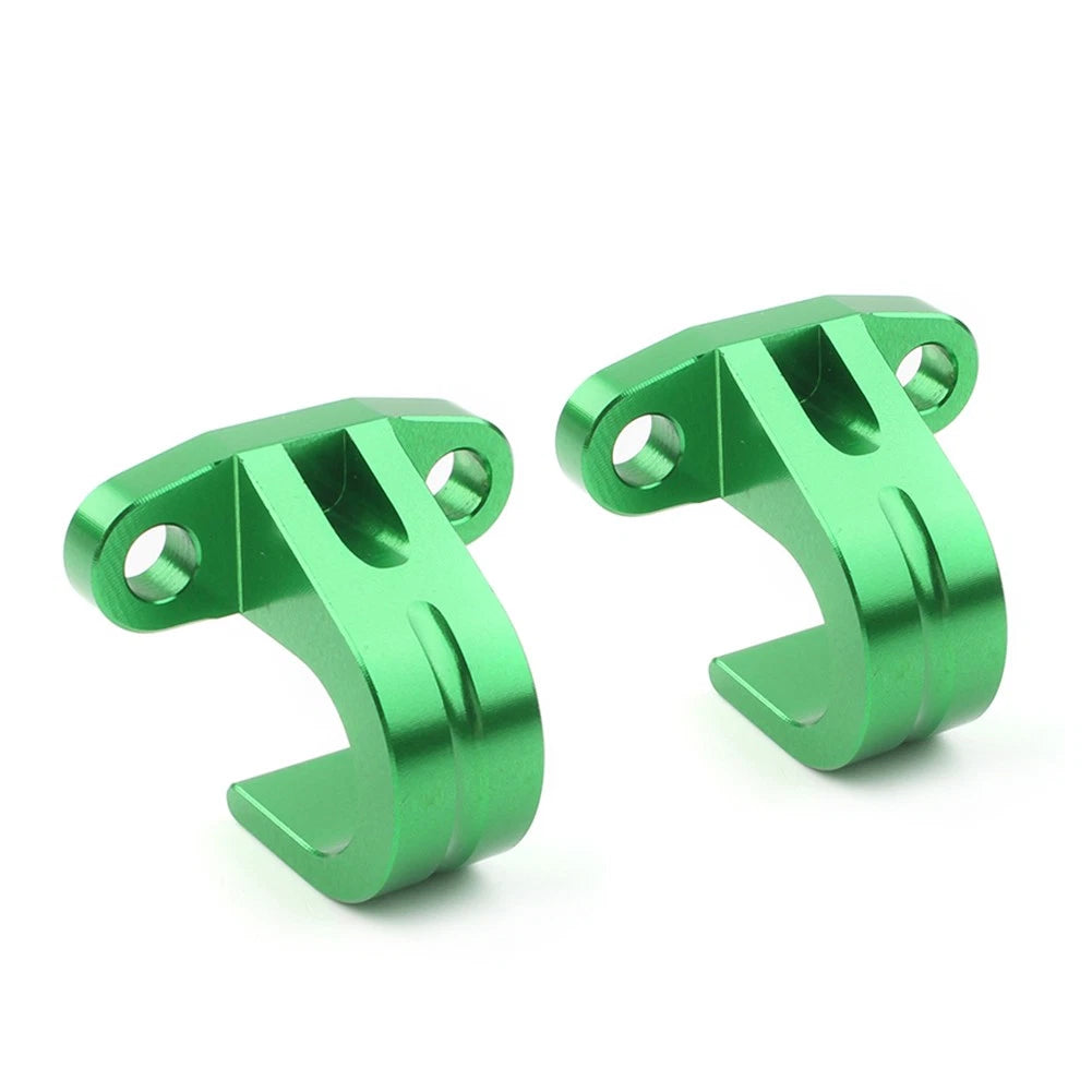 2X Rear Brake Line Hose Cable Guide Clamp For KAWASAKI KX250F KX450 KX450F KX250
