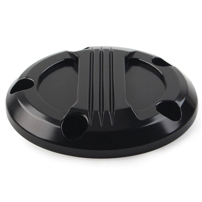 Fit Harley Twin Cam 99-17 Touring Electra Glide 5 Holes Timing Point Cover Black