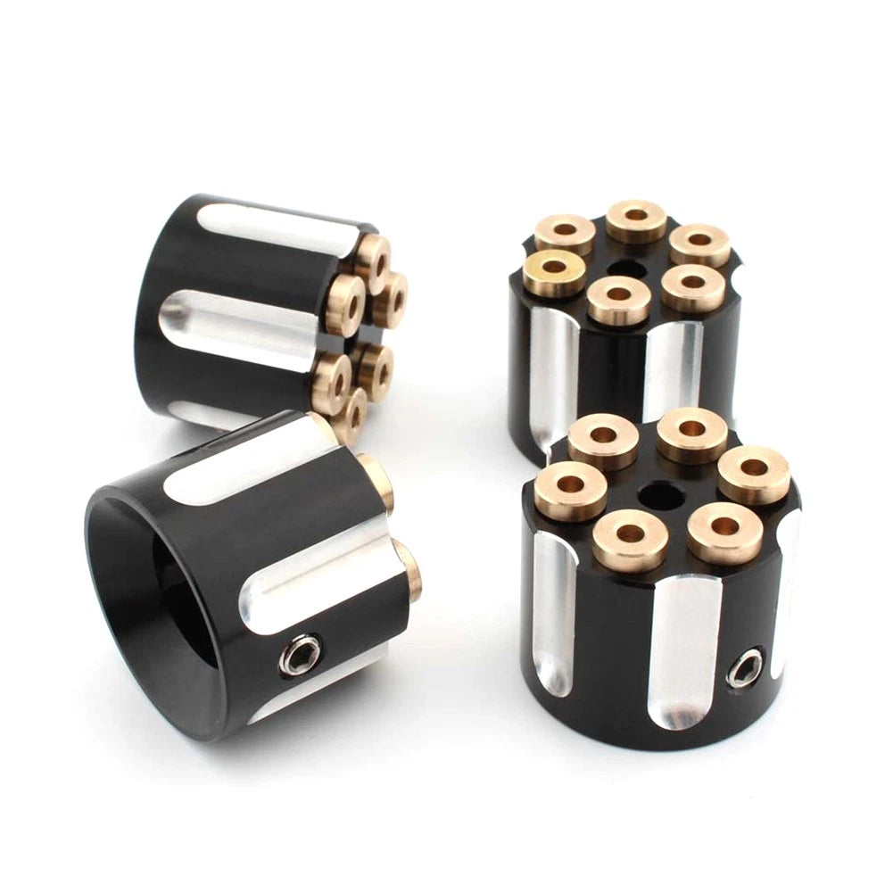 4X Spark Plug Screw Nut Head Bolt Cap Engine Topper Cover For Harley Twin Cam US