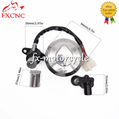 For Honda CMX250 (REBEL)1985-2014 Ignition Switch Gas Cap Fuel Tank Seat Key Set