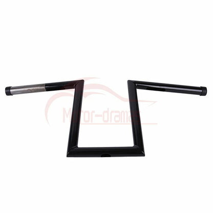 1" Z Bars Drag Handlebar Fit For Harley Bobber Softail Dyna Sportster Motorcycle