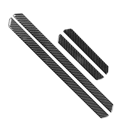 Carbon Look Door Sill Scuff Scratch Protector Cover For VW Golf 8 MK8 2021-2023