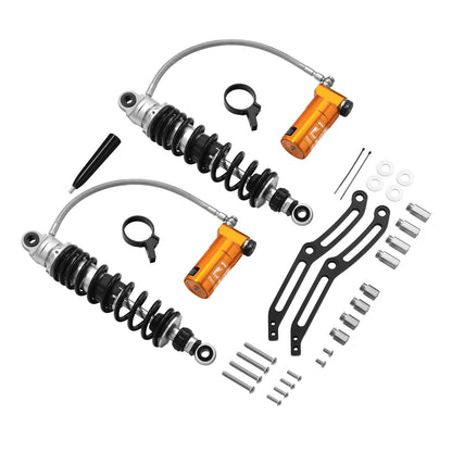 Remote Reservoir Rear Suspensions Shocks For Harley Street Road Glide 2014-2024