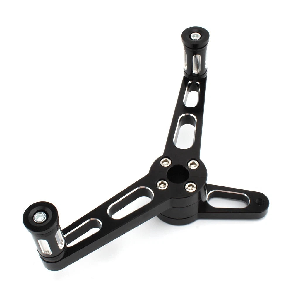 Front Foot Pegs Heel Toe Shifter Lever For Harley Sportster XL883 1200 Iron883 G