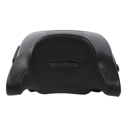 Black Chopped Trunk Backrest Mount Rack For Harley Touring Road Glide King 97-08
