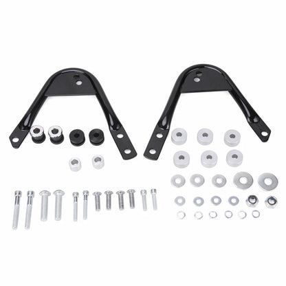 For 97-08 Harley Touring FLH Quick Release Sissy Bar+Tour Pack Rack Docking Kits
