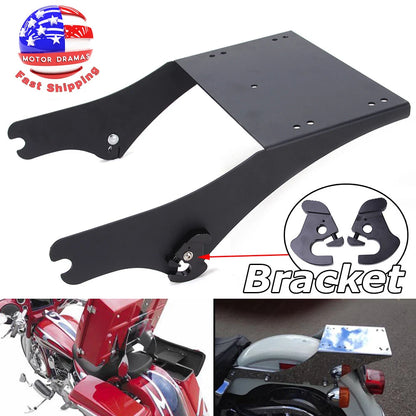 Tour Pack Pak Razor Trunk Mount Rack For Harley Road King Electra Glide 1997-08