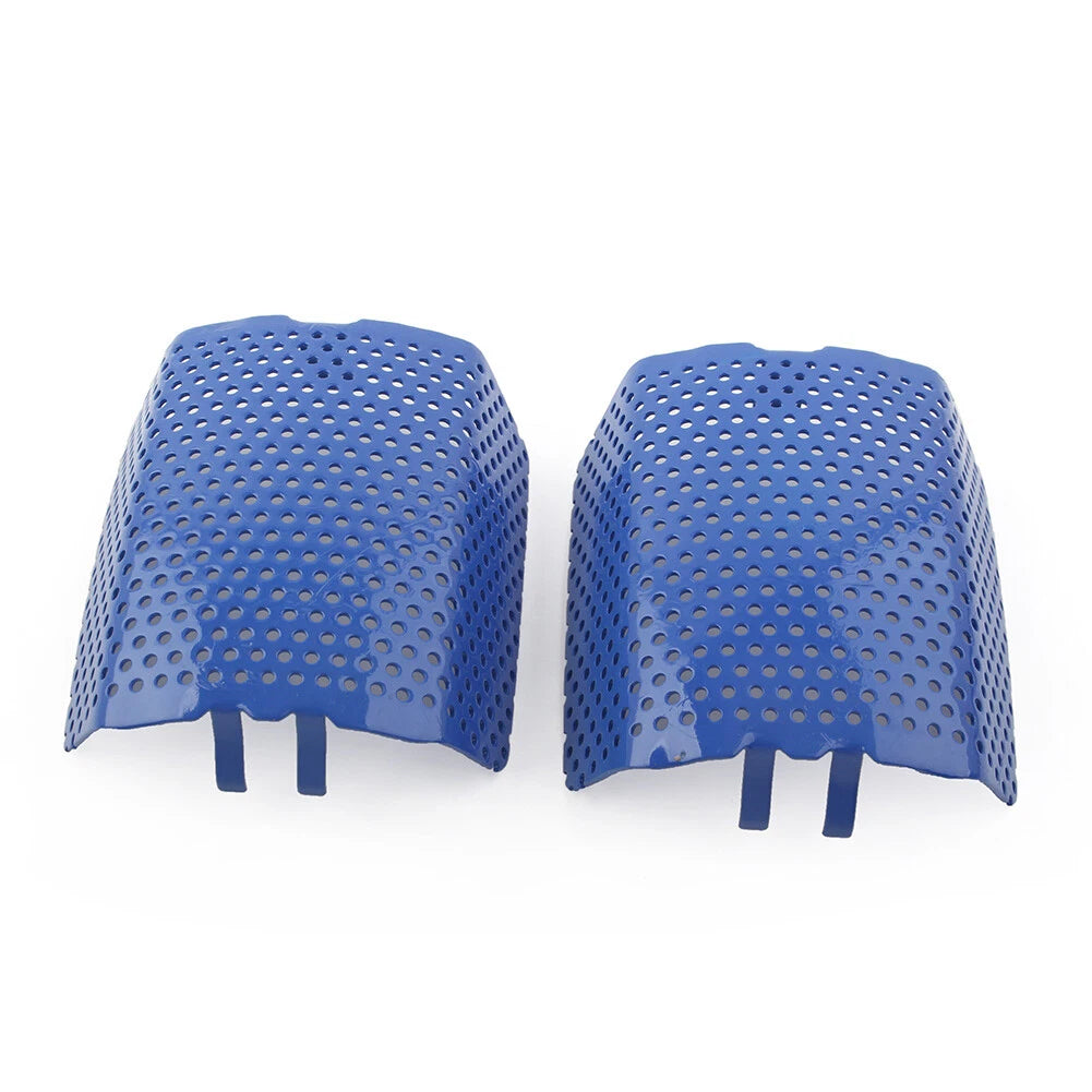 2Pcs Front Caliper Screen Inserts Blue For Harley V-Rod & Touring 2006-2019 2018