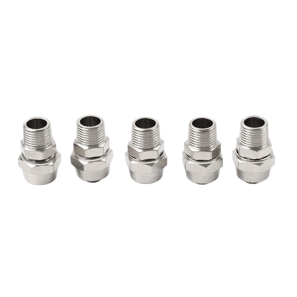 5PC Tire Changer 8mm 1/8 Air Valve Metal Connector