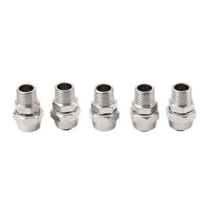 5PC Tire Changer 8mm 1/8 Air Valve Metal Connector