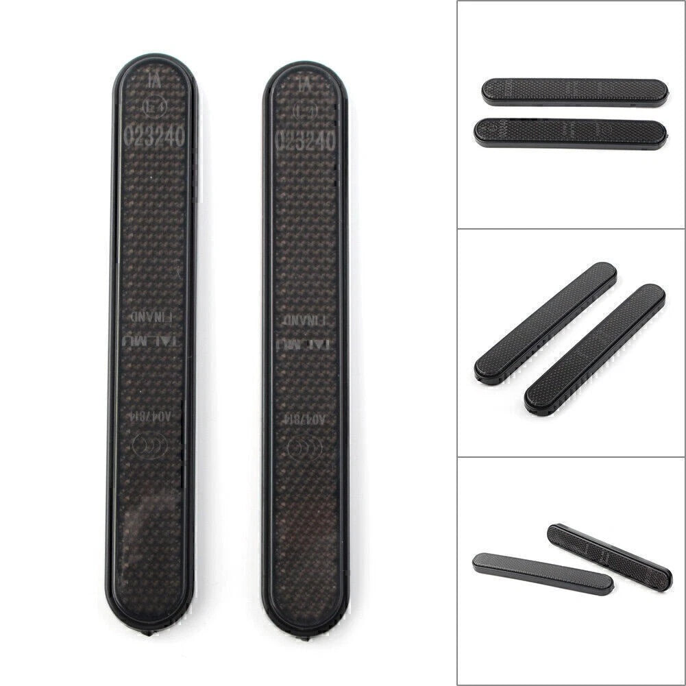 2x Smoke Rear Shock Absorber Reflector Strip For Harley Sportster 883 10 X48 US