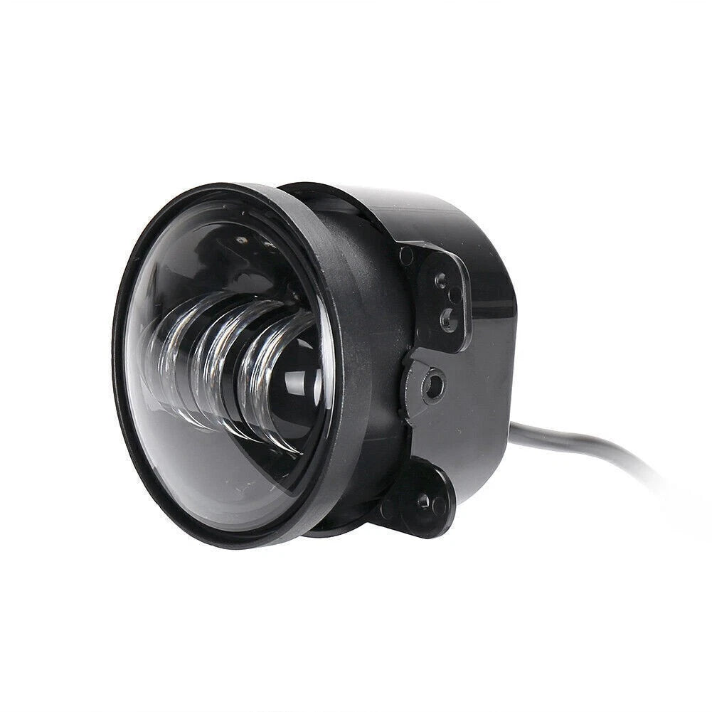 4" 30W LED Round Fog Light Driving White Lamp fit Jeep Wrangler Dodge Charger