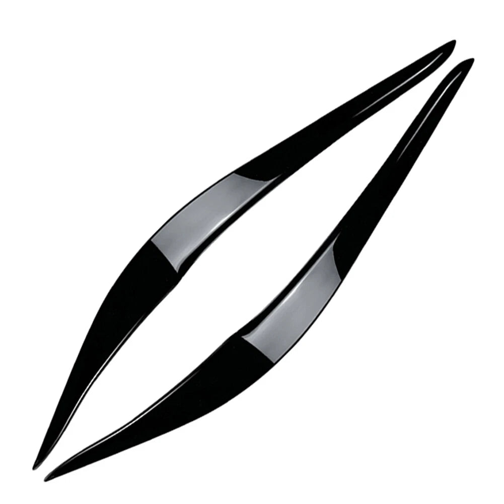 Headlights Eyebrow Cover Trim For BMW 2 Series F22 F23 F87 M2 2 Door 14-21 Black