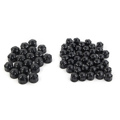 1 Set Engine Bolt Caps Cover Plastic Black For Harley Road Street Glide Softail