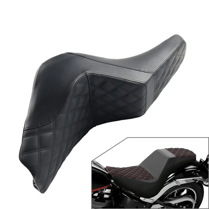 One Piece Driver Passenger Seat For Harley Softail Street Bob FXBB 2018-2023