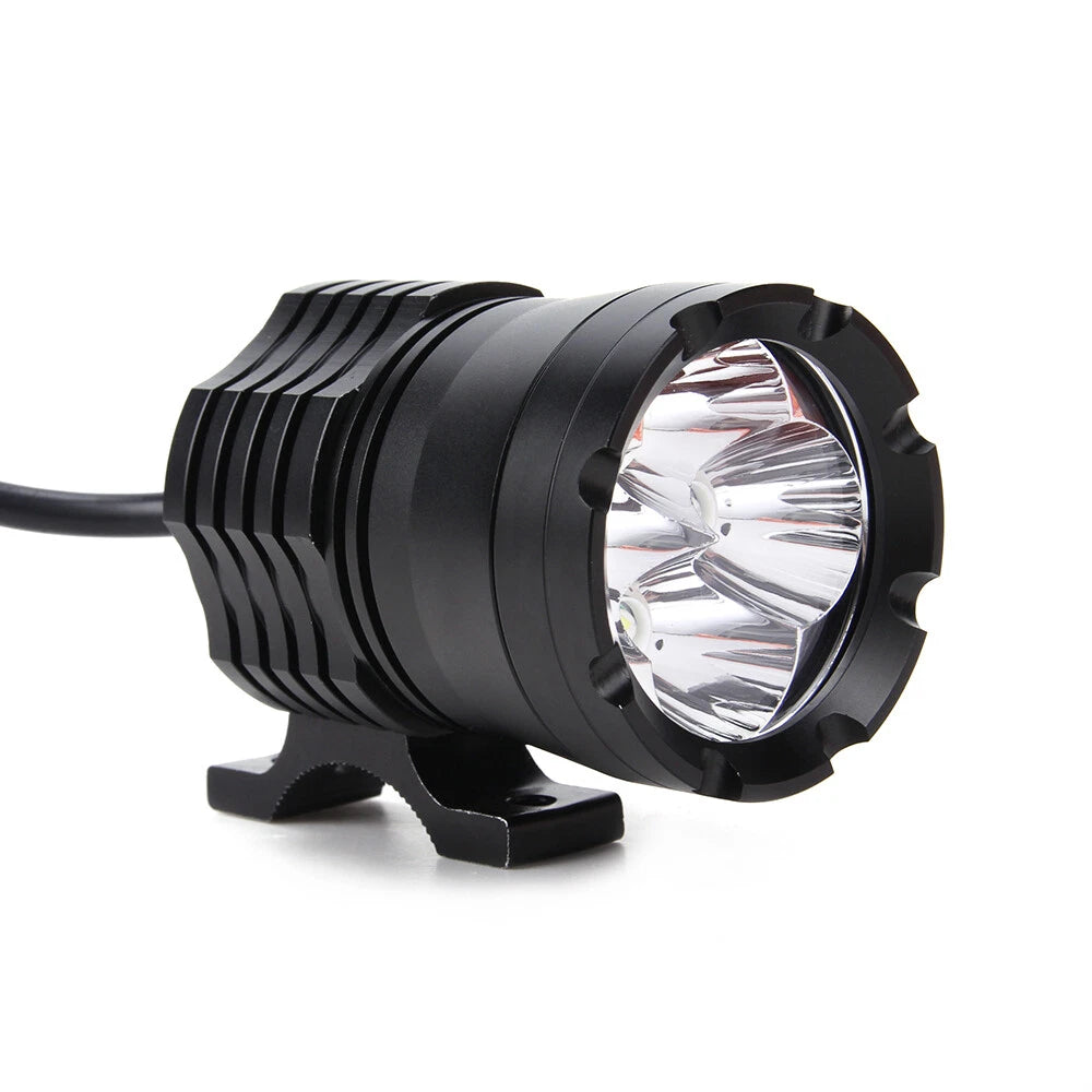 1Pcs 4LED White Motorcycle Headlight Spot Lights Fog Lamp Waterproof