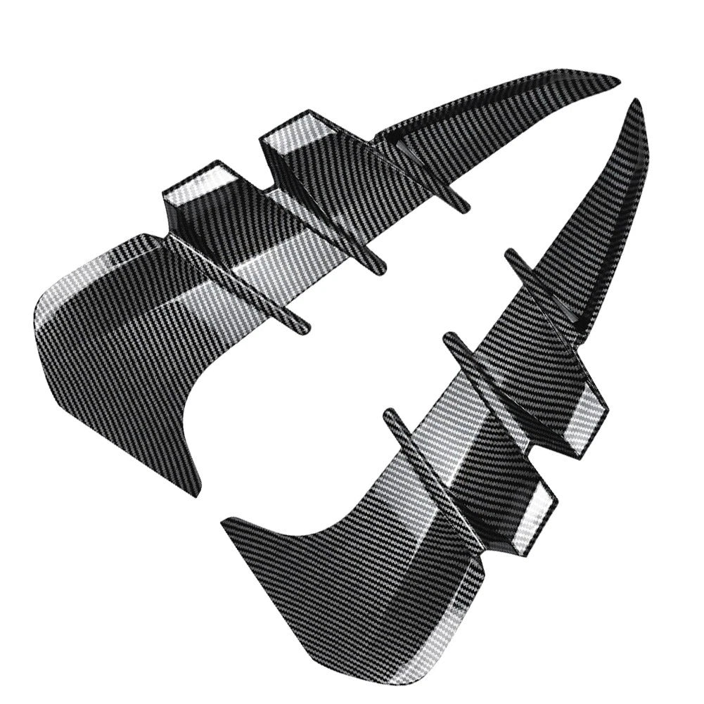 Side Fender Vent Air Wing Cover For Subaru BRZ For Toyota GR86 22-24 Carbon Blk