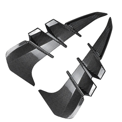 Side Fender Vent Air Wing Cover For Subaru BRZ For Toyota GR86 22-24 Carbon Blk