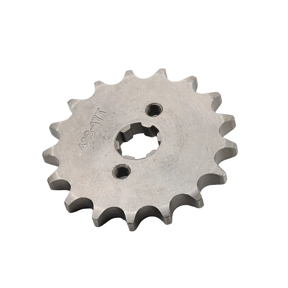 428 Chain 17mm 17T Front Sprocket For 110CC 125CC ATV Pit Dirt Quad Bike