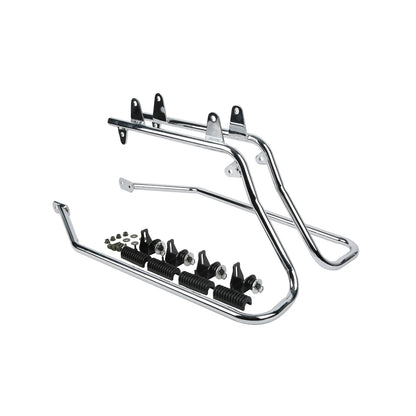 5'' Stretched Saddlebags & Conversion Brackets For Harley Heritage Softail 84-17