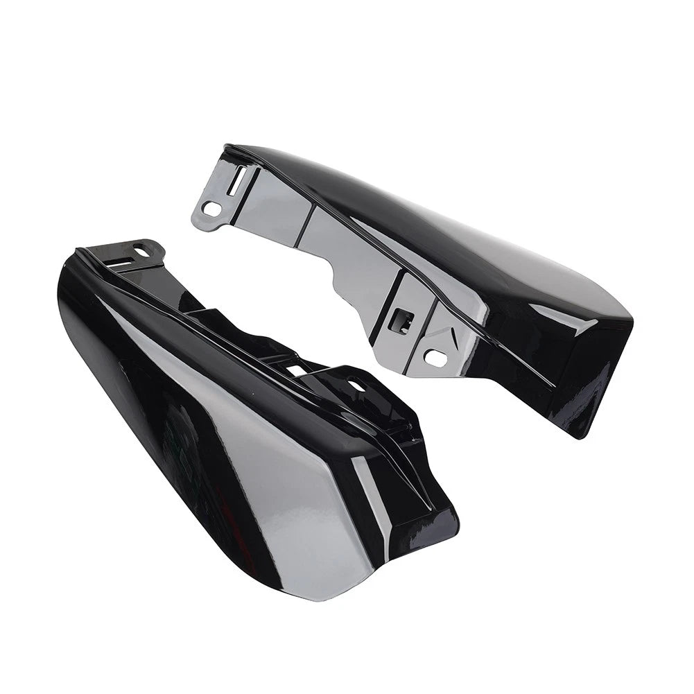 Black Mid-Frame Air Deflector Heat Shield For Harley CVO Road Street Glide 23-24