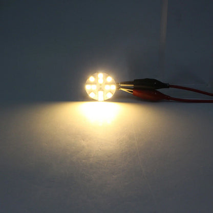 Indoor Car RV Landscape G4 Socket Light Bulb Lamp 5050 SMD 12 Bulb Warm Light