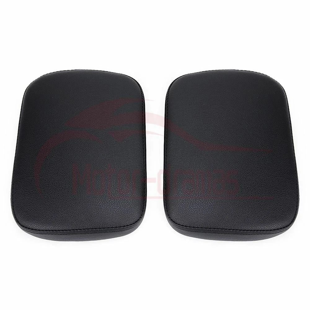 Motorcycle Rear Fender Passenger Pillion Pad Seat 6 Suction Cups For Harley Dyna