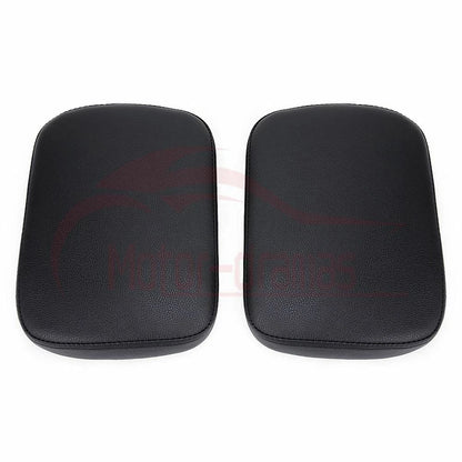 Motorcycle Rear Fender Passenger Pillion Pad Seat 6 Suction Cups For Harley Dyna