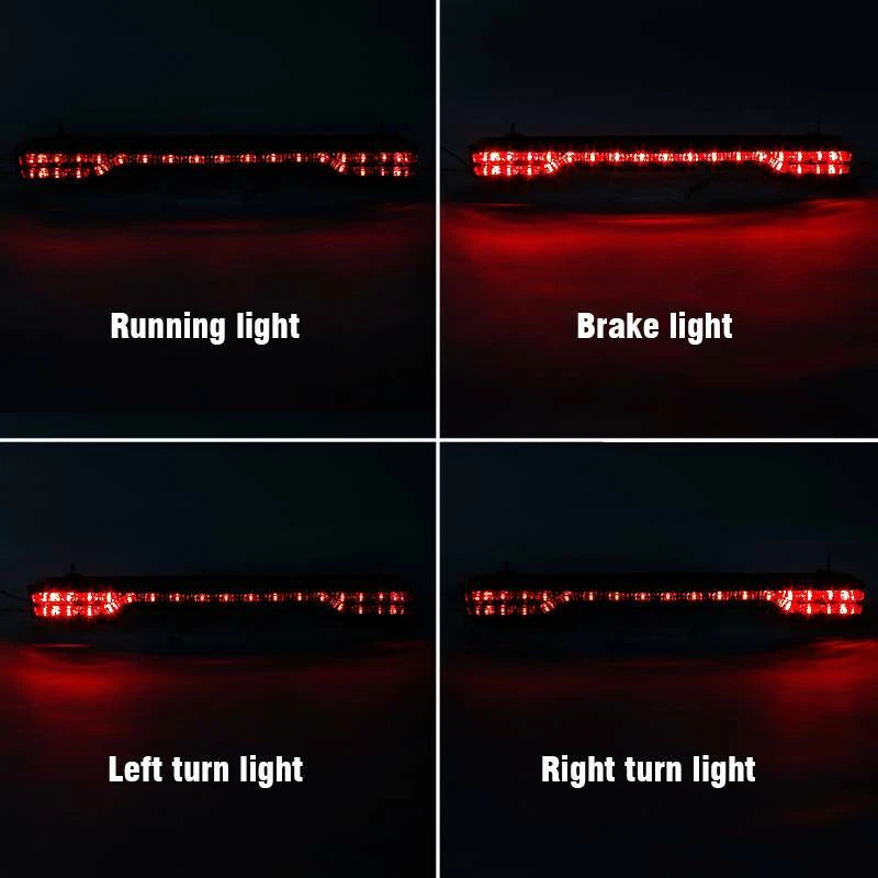 King LED Brake Turn Tail Light & Side Light Fit For Harley Touring Models 14-Up