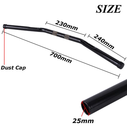 1" Drag Bar Handlebar 1 Inch 25mm Handle Bars For Honda Harley Sportster Custom