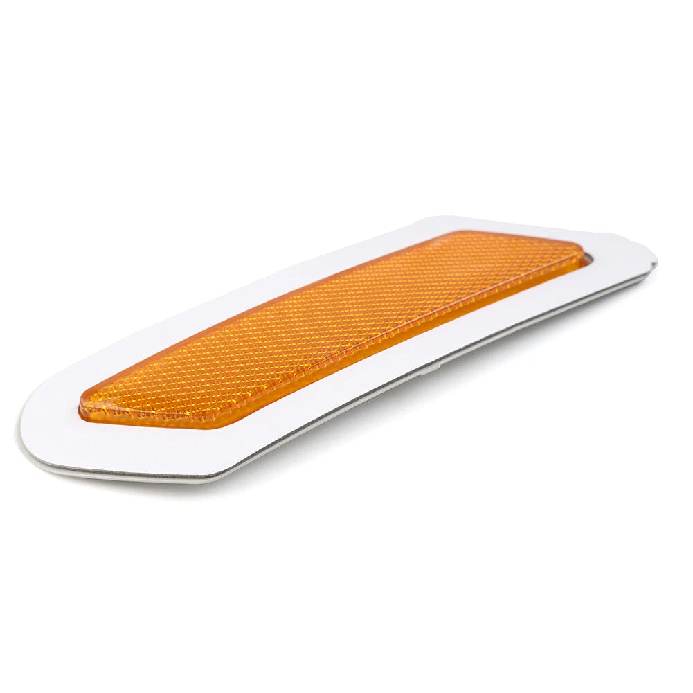 Front Bumper Reflector Indicator Turn Signal Light Yellow For Audi Q5 SQ5 18-20