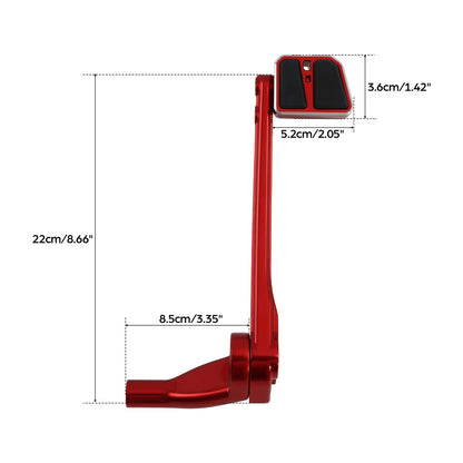 Red Brake Arm Lever Peg Pedal For Harley Softail Low Rider ST FXLRST 2022-2025