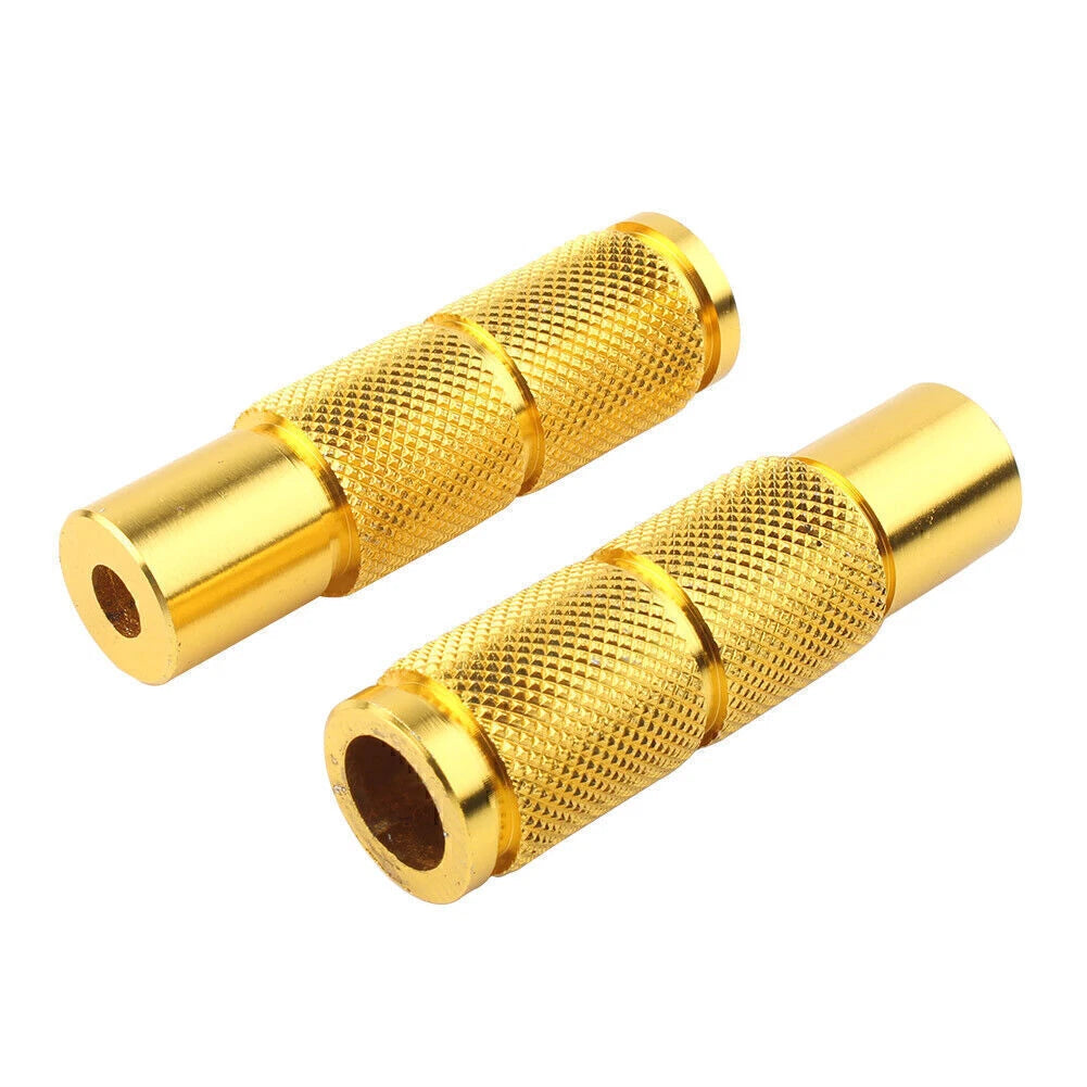 For Motorcycle  Pegs Footpegs Rear Set Pedals Racing Universal Yellow