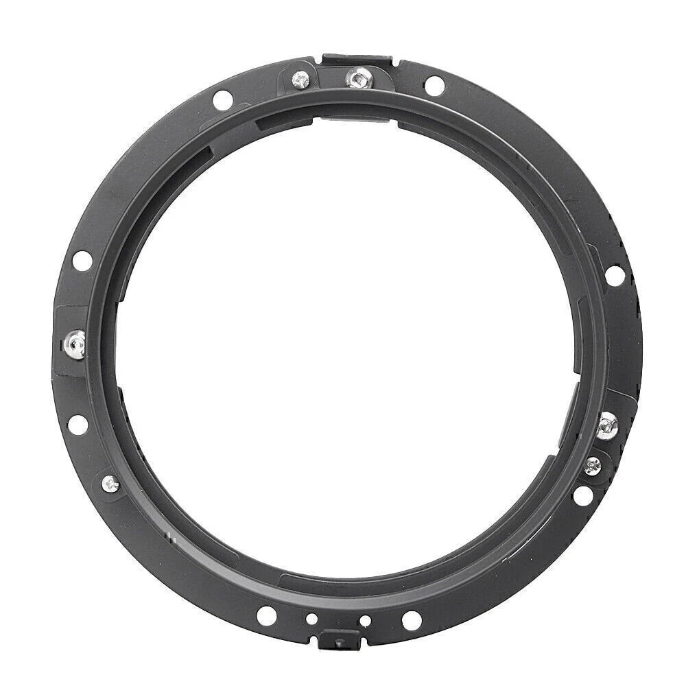 LED 7" Round LED Headlight Ring Bracket Fit Touring Softail Mounting HID Black