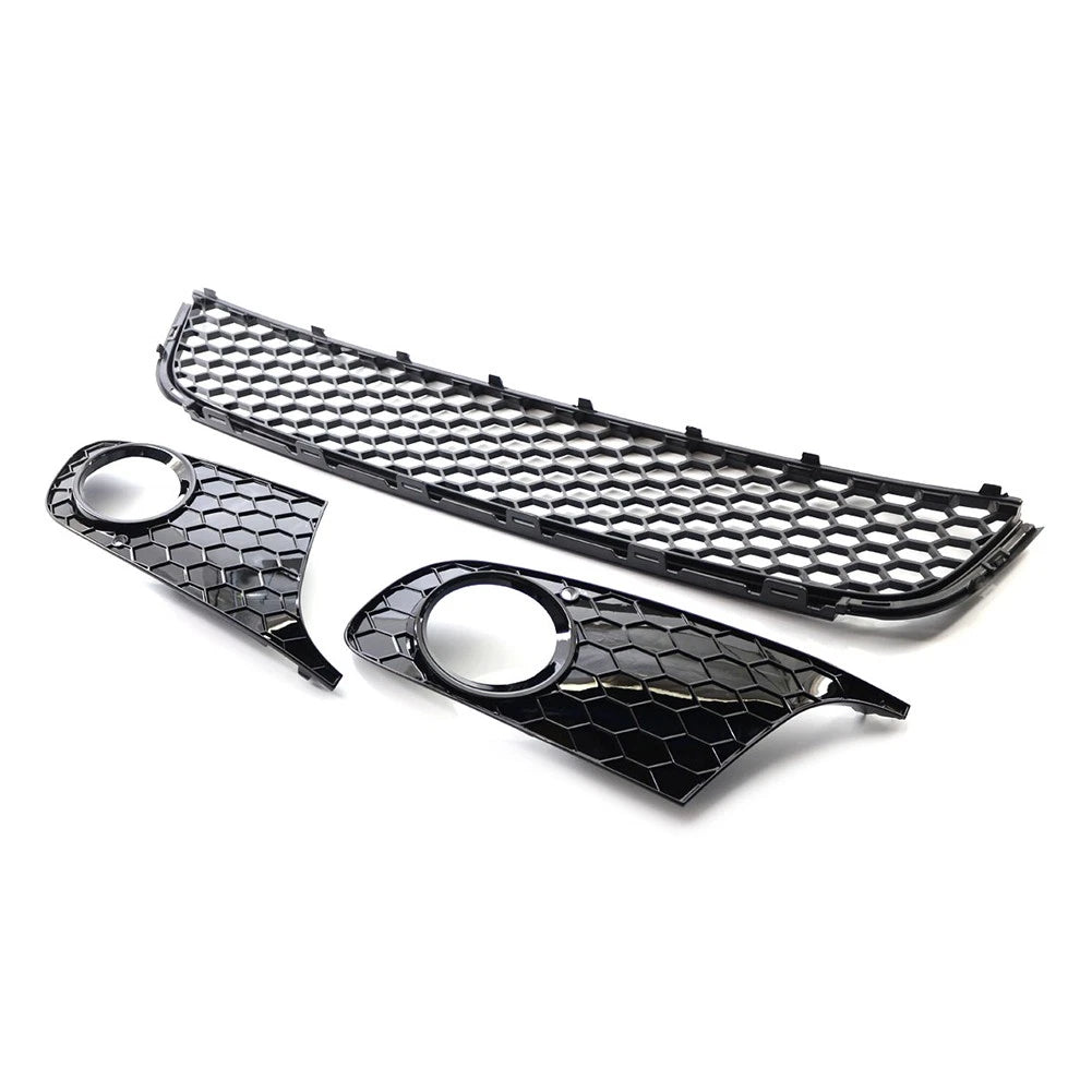 Honeycomb Front Lower Bumper Mesh Grille Fog Light Grill For VW Golf/Jetta MK6
