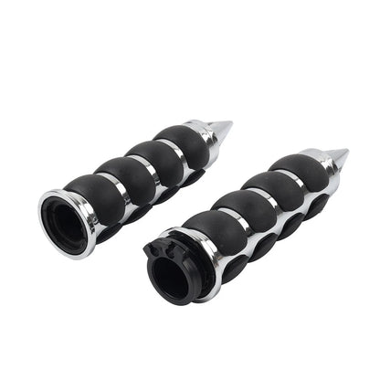 1''Motor Handlebar Hand Grips W/ Throttle For Harley Sportster XL1200 883 Chrome