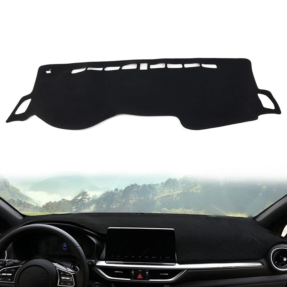Dash Mat Dashboard Cover For Kia Forte 2019-2023 For K3 Cerato 2019-2022 Black