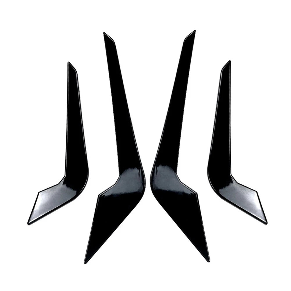 Front Bumper Lip Spoiler Splitter Side Cover For BMW 2 Series M2 F87 2016-21 Blk