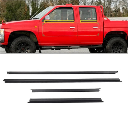 Outside Window Weatherstrip Seal Belt For Nissan Navara D21 Hardbody 4D 1986-97