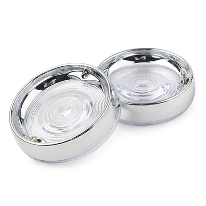 Turn Signal Bezels Visor Clear Lens Cover For Harley Touring Road Glide Chrome