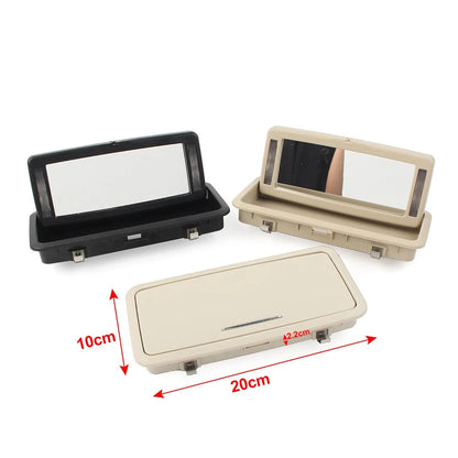 Rear Row Vanity Mirror Makeup Mirror With Lights Fit Jaguar XJ 10-19 beige white