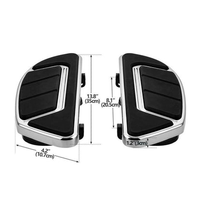 Chrome Floorboard Brake Pedal Shift Pegs Fit For Harley Street Road Glide 93-24