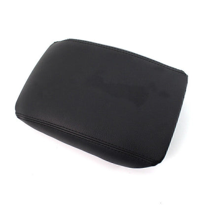 Center Console Lid Armrest Cover Leather For AUDI A4 A5 B8 2008-2016 Black Car