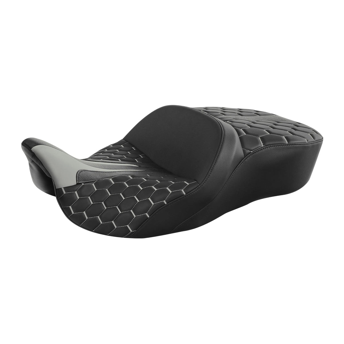 Driver Passenger Gel Seat Fit For Harley Davidson Touring Road Glide King 09-23