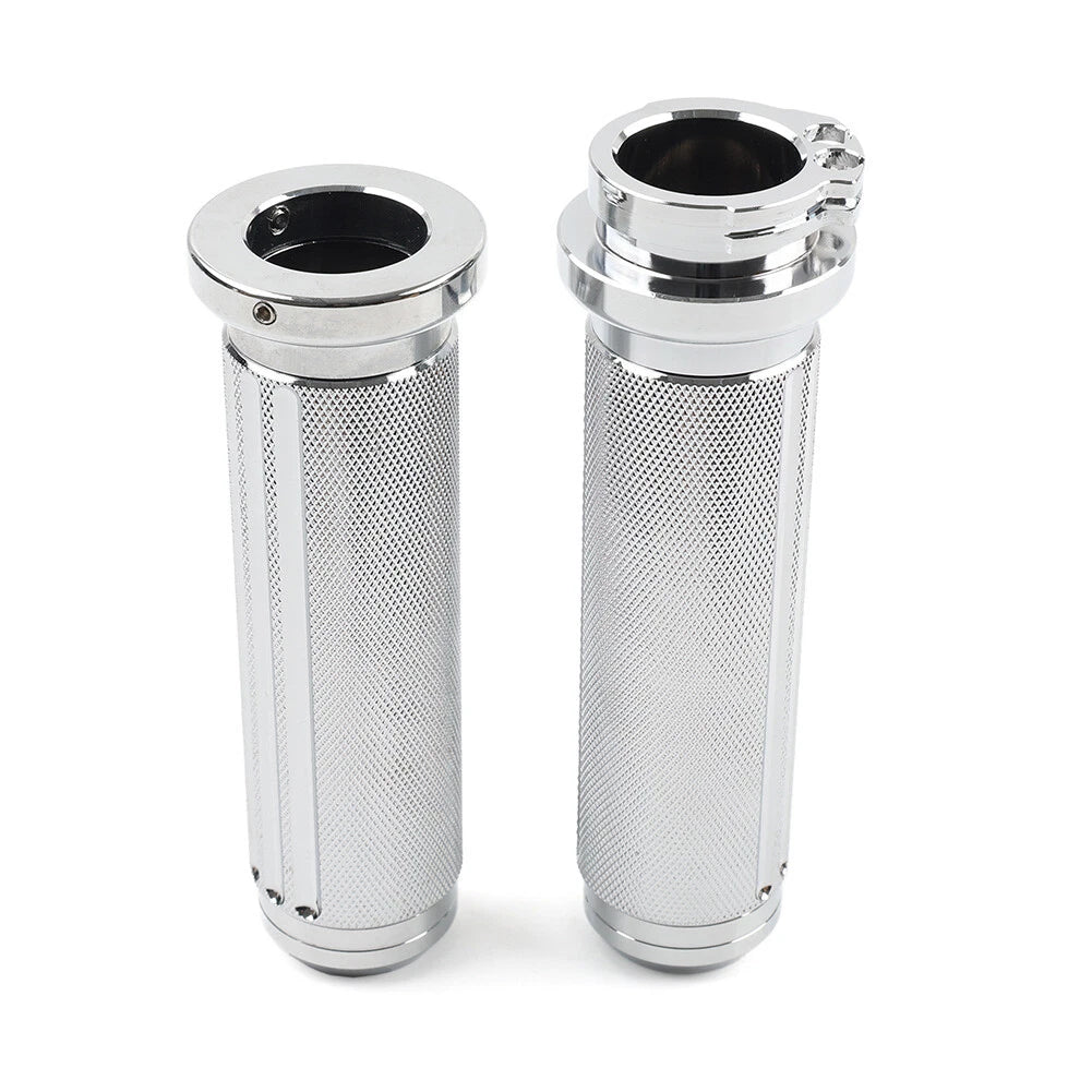 1" Handlebar Hand Grips For Harley Heritage Softail Dyna Chrome US