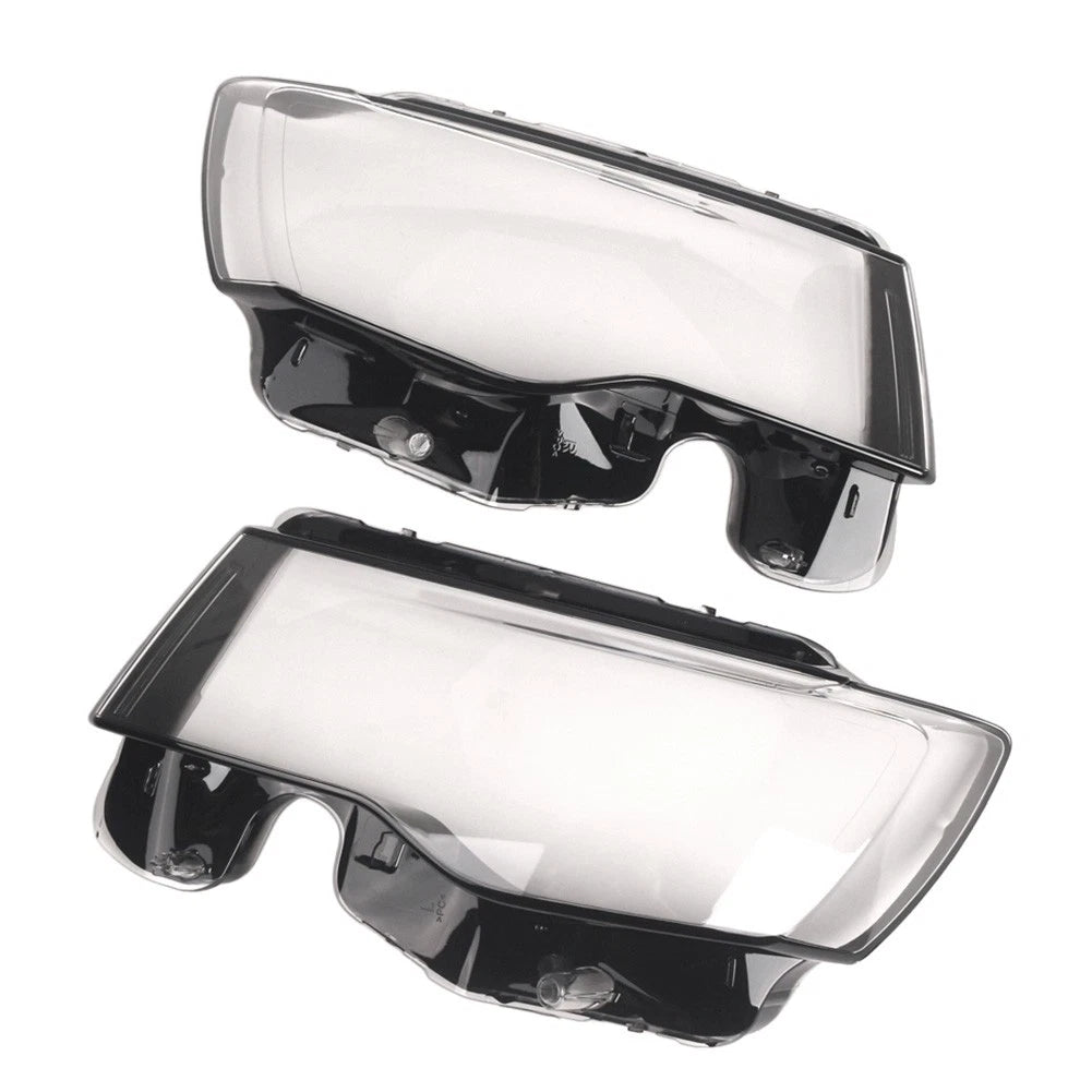 1 Pair Headlight Headlamp Lens Cover For Jeep Grand Cherokee 2014-2019